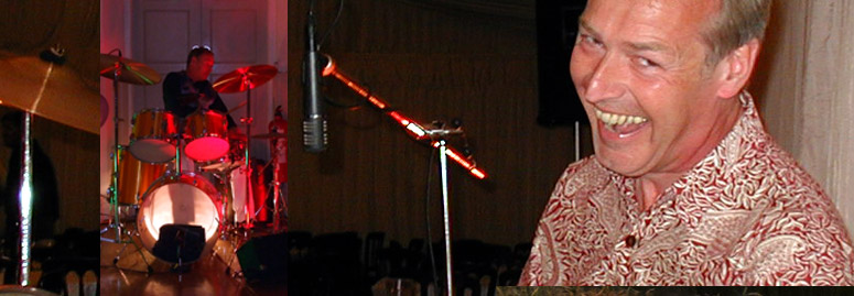 Keith Harding, king of the ceilidh drummers. Kent.